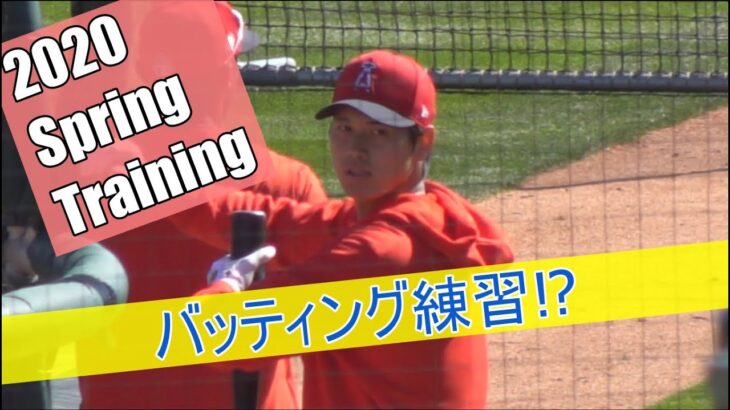 3.07.2020 バッティング練習【大谷翔平選手】Shohei Ohtani Batting Practice  Spring Training Tempe Diablo Stadium