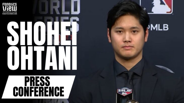 Shohei Ohtani Reacts to Receiving Commissioner’s Historic Achievement Award for Historic 2021 Season