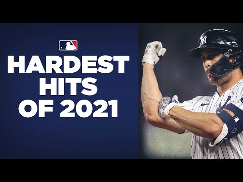 The HARDEST hit baseballs of 2021! (Giancarlo Stanton, Aaron Judge, Shohei Ohtani and more!)