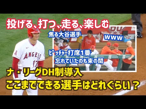 【大谷翔平選手】ﾅ•ﾘｰｸﾞDH制導入 ここまでできる選手はどれぐらい？ 一生懸命野球をする  Shohei Ohtani  Angels