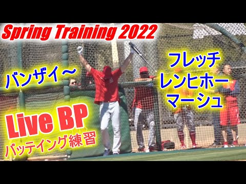 た～っぷりLive BP【大谷翔平選手】久しぶりにファンへ Live BPを披露！ Shohei Ohtani 2022 Spring Training Live BP