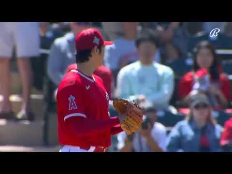 Shohei Ohtani Strikes Out 5 In His 2022 Spring Debut