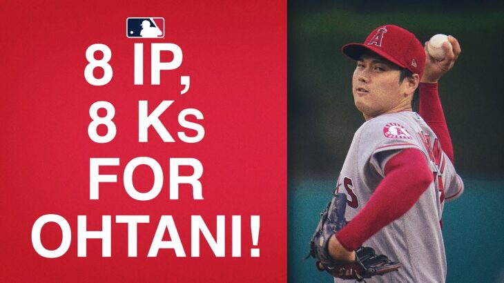 Shohei Ohtani dazzles on the mound allowing 1 R over 8 IP and blasts his 40th HR of the season!