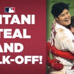 Shohei Ohtani gets the CLUTCH steal, Jared Walsh walks it off for Angels!