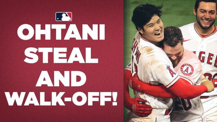 Shohei Ohtani gets the CLUTCH steal, Jared Walsh walks it off for Angels!