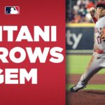 Ohtani THROWS GEM and puts on SHO in Houston! Strikes out TWELVE in 6 innings!