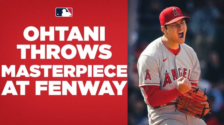 SHOHEI OHTANI PUTS ON ABSOLUTE SHO AT FENWAY PARK!! (Strikes out 11 in 7 innings, drives in 1 run)