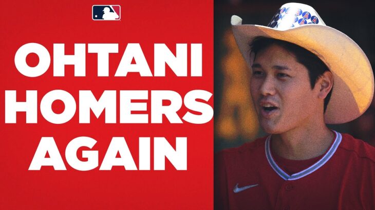 Shohei Ohtani homers again! (The road to 200 homers starts now!)