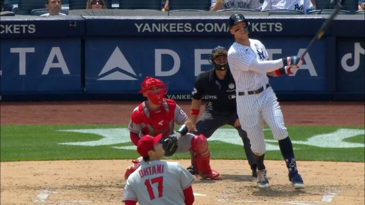 Aaron Judge takes Shohei Ohtani deep!! (Battle of stars goes to Judge in Yankees vs. Angels!!)