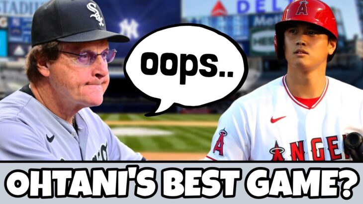 White Sox Manager Makes DUMBEST MOVE Ever? Shohei Ohtani SAVES Angels, Joey Gallo (MLB Recap)