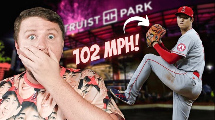 I Drove Over 7 Hours To See Shohei Ohtani Throw 102 MPH! (Truist Park Vlog)