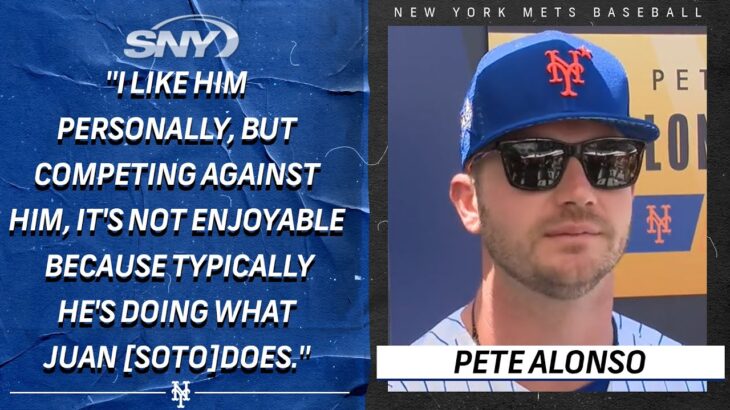 Pete Alonso on Juan Soto, Shohei Ohtani and the Home Run Derby | MLB All-Star Game | SNY
