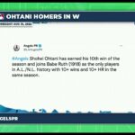 Shohei Ohtani Earns 10th Win On Mound, Still +420 For AL MVP