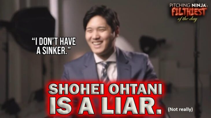 Shohei Ohtani and his New 100 mph Sinker…with 21 inches of Run