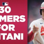 Shohei Ohtani reaches 30!! Angels star hits 30-homer mark for 2022 (All Ohtani HRs)