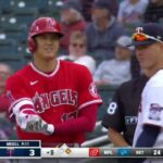 Shohei Ohtani singles & plates Mike Trout in the 9th inning / Twins vs Angels (9/25/2022)