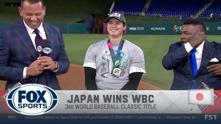Shohei Ohtani talks matchup against Mike Trout and Japan’s WBC championship victory