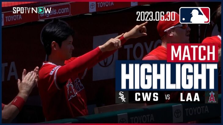 【大谷29号HR！月間14本のHRは日本人最多！】6.30 ホワイトソックスVSエンゼルス 日本語ハイライト #MLB