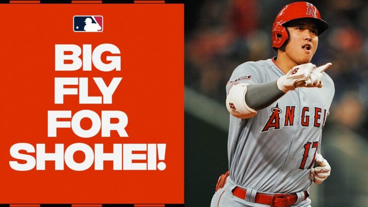 459!! Shohei Ohtani CRUSHES a game-tying homer!! He also ties the lead for MOST home runs in the AL!