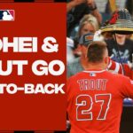 BACK-TO-BACK JACKS from Shohei and Mike Trout! | 大谷翔平ハイライト