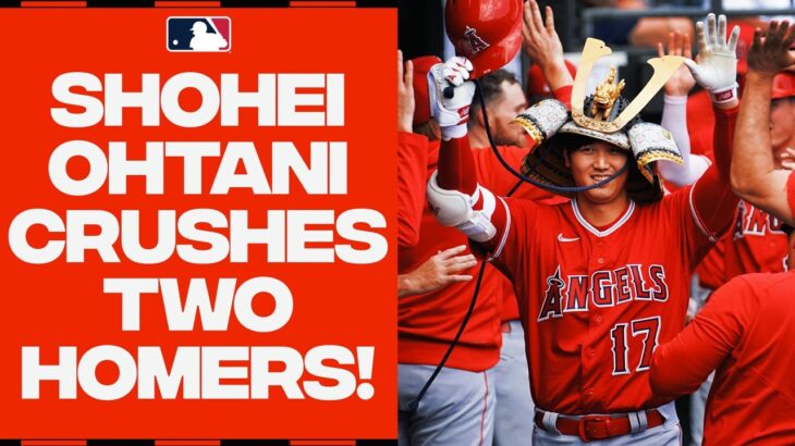 SHOHEI OHTANI IS RIDICULOUS!! He DESTROYS not one but TWO home runs!!