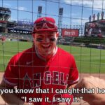 What question would YOU ask Mike Trout?? Catching up with the GOAT at Guaranteed Rate Field