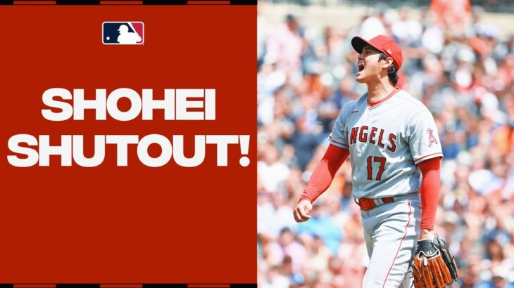 SHOHEI SHUTOUT! Shohei Ohtani throws his first MLB shutout!