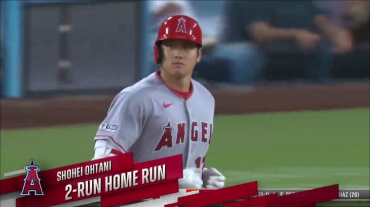 Shohei Ohtani swats his 32nd homer of the year but the Angels still trail by five! (7/08/2023)