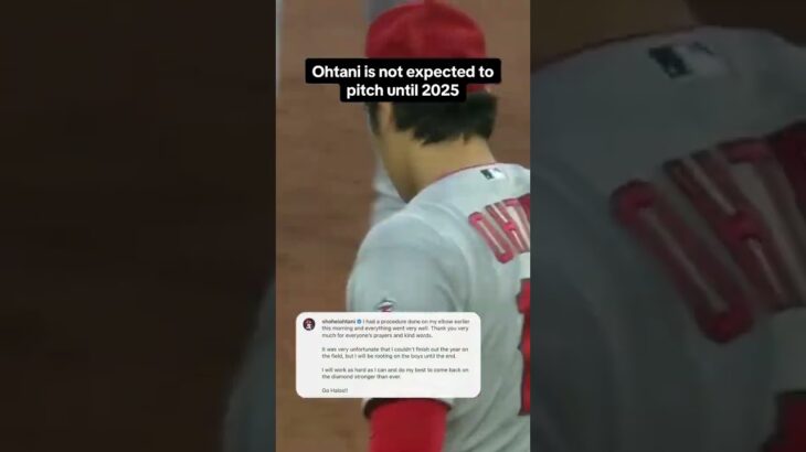 Shohei Ohtani is expected to bat again in 2024, pitch in 2025 (via @shoheiohtani/IG)