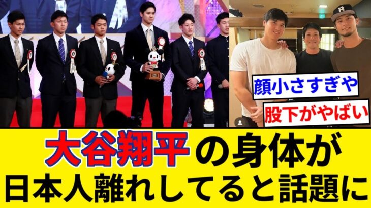 大谷翔平さん、ガタイが日本人離れしすぎてしまうｗｗ【5chまとめ】【なんJまとめ】