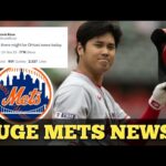 Are the Mets on the verge of signing Shohei Ohtani? THIS IS HUGE NEWS?