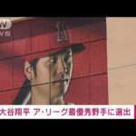 大谷翔平選手　メジャー選手会MVP逃すもア・リーグ『最優秀野手』に(2023年11月3日)