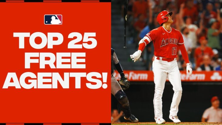 The Top 25 free agents! Where will they land!? (Feat. Shohei Ohtani, Cody Bellinger, and MORE!)