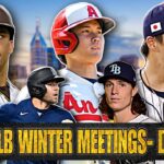 2023 MLB Winter Meetings Day 1- Shohei Ohtani UPDATE; 5 Teams WANT Juan Soto? Yamamoto $300M?