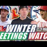 🔴 Live – MLB Winter Meetings Watch: Ohtani Visits Blue Jays Facility, Mariners Eye Bellinger & More.