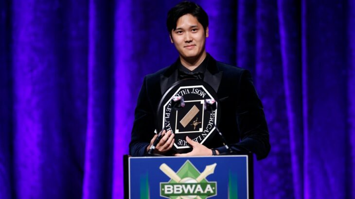 2023 American League MVP Shohei Ohtani’s speech at the New York BBWAA Awards Dinner!