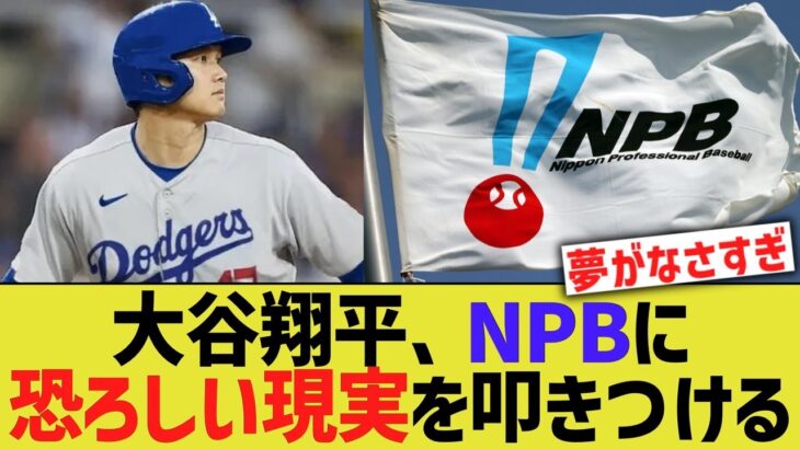 大谷翔平、NPBに恐ろしい現実を叩きつけてしまう【なんJ プロ野球反応】