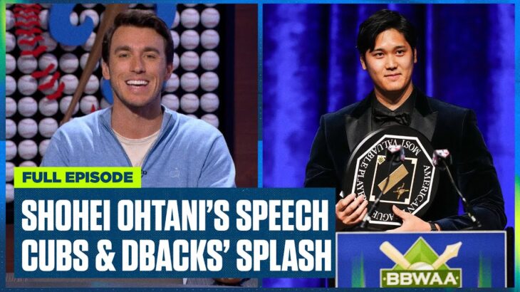 Shohei Ohtani (大谷翔平)’s English acceptance speech, Cubs & Dbacks make a splash & more | Flippin’ Bats