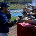 2024 Dodgers Spring Training: Shohei Ohtani signs autographs for fans after batting practice