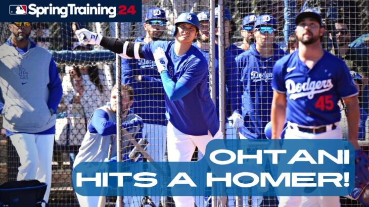 Shohei Ohtani Hits Home Run Off Feyereisen! Dodgers Spring Training Highlights Feb 19