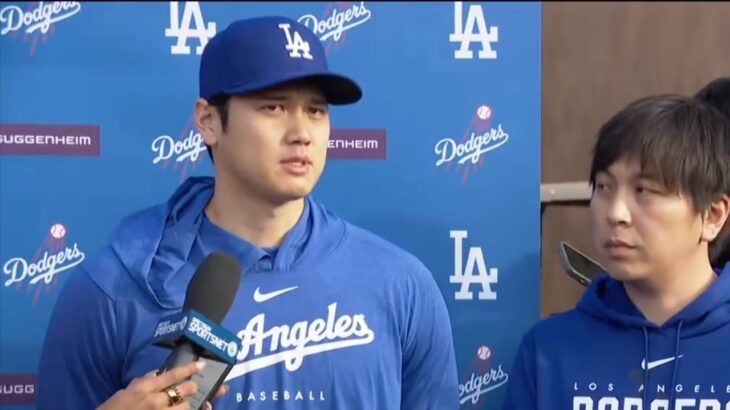 Shohei Ohtani Talks New Dodgers Teammates, Injury Update, Rookie Mindset, Routine, & More