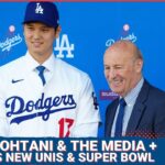 Will Shohei Ohtani Talk to the Media? + Los Angeles Dodgers New Jerseys & the Super Bowl