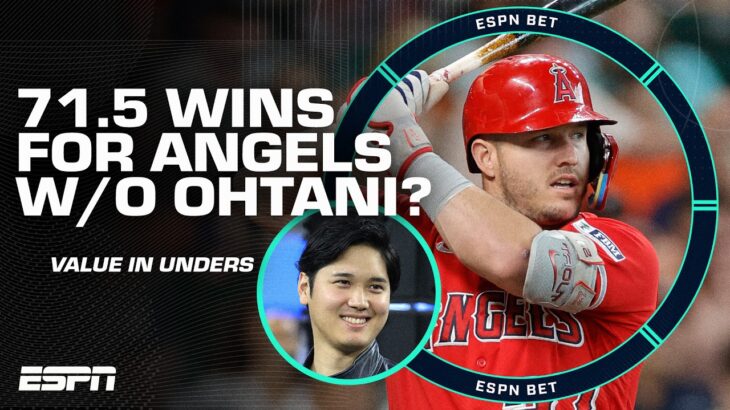 OVER or UNDER 71.5 wins for the Shohei Ohtani-less LA Angels? 👀 Joe points out the VALUE 🤑