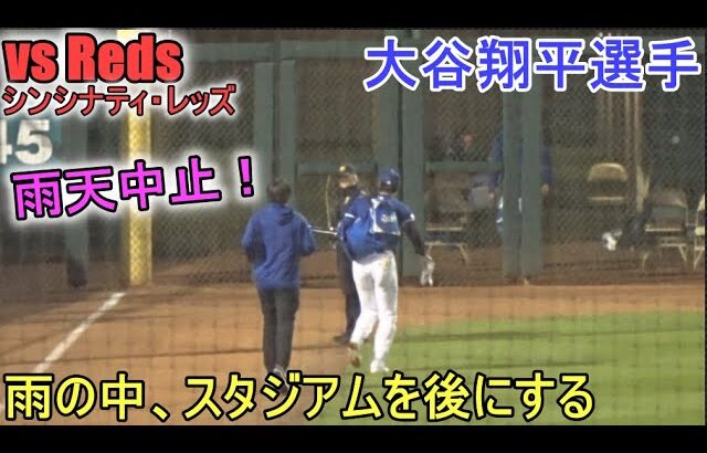 激しい雷雨で試合が中止になる！【大谷翔平選手】Shohei Ohtani Spring Game vs Reds 2024