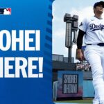 Shohei Ohtani’s first hit at Dodger Stadium as a Dodger!