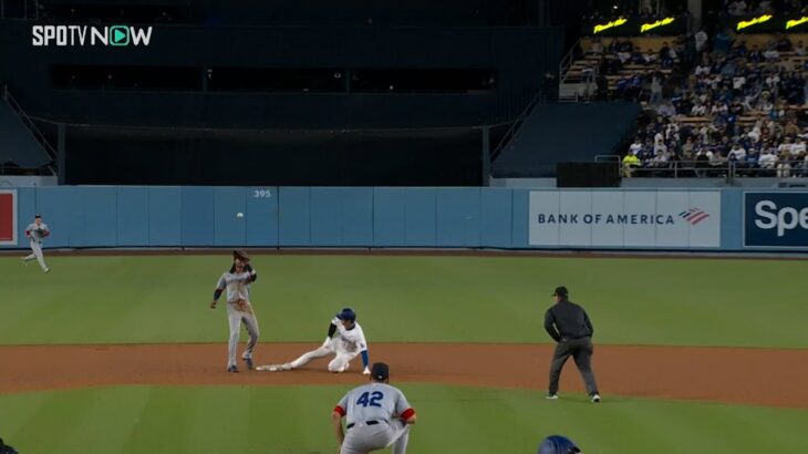 【ドジャース・大谷翔平 第3打席は打撃妨害】出塁後に今季3つ目の盗塁も成功！