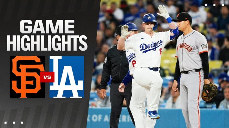 Giants vs. Dodgers Game Highlights (4/1/24) | MLB Highlights