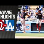 Nationals vs. Dodgers Game Highlights (4/17/24) | MLB Highlights