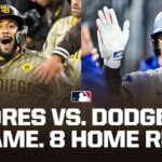 Padres v. Dodgers: 8 HOME RUNS IN ONE GAME 🤯