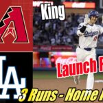 Arizona Diamondbacks vs Dodgers Game Highlights (05/21/24) | 3 Runs – Home Run 💥 Launch Party Game 🔥